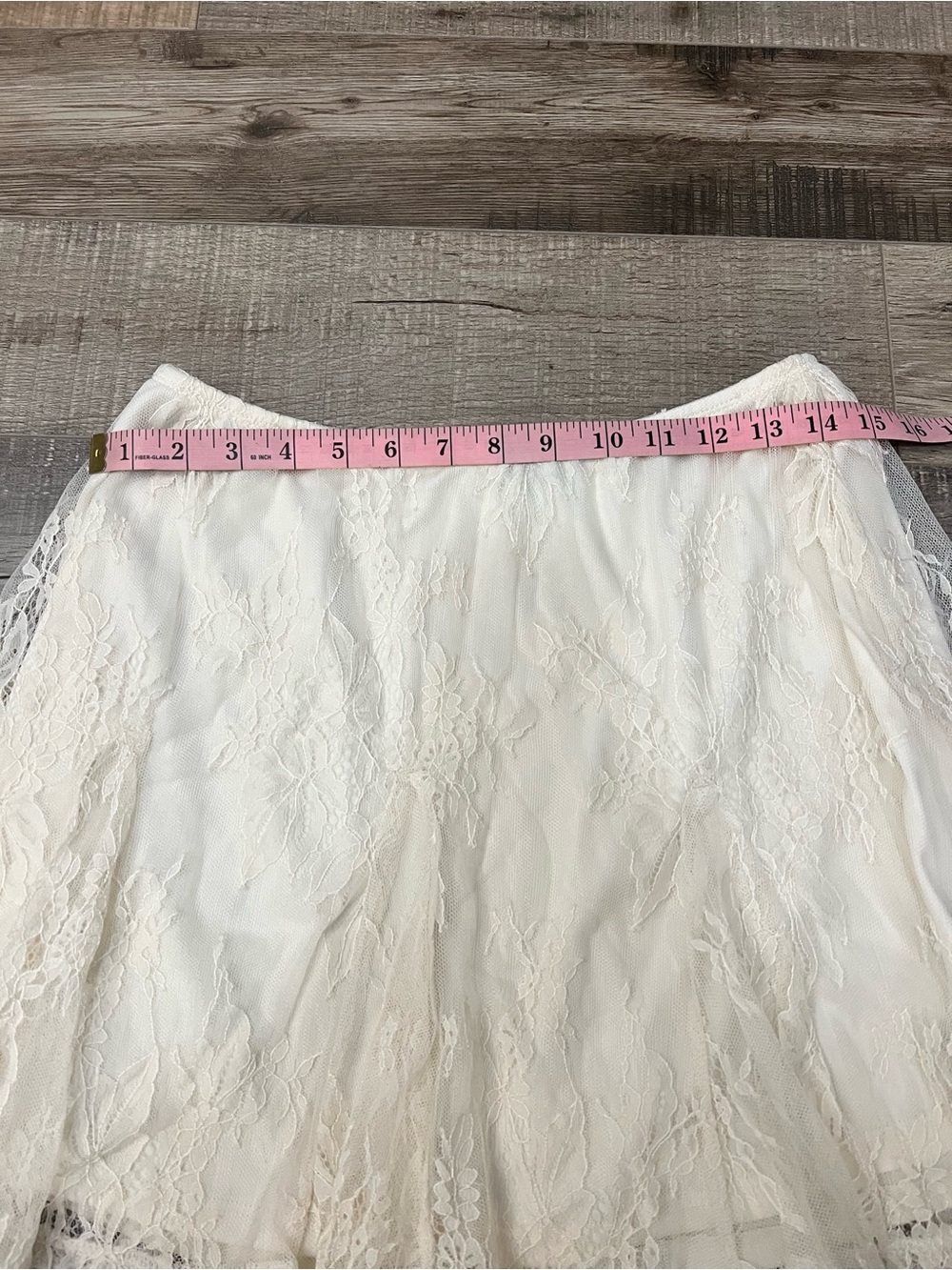 wild fable Ivory Lace Circle Skirt Sz small NWT - Picture 3 of 7
